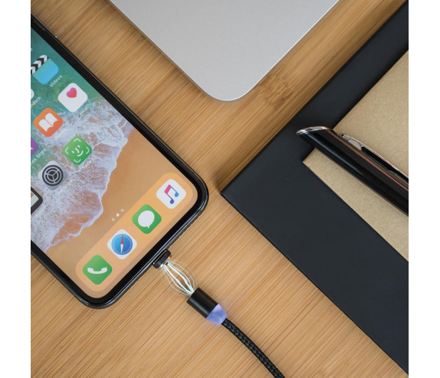 FOREVER USB - micro-USB/Lightning/USB-C ładujący 1M CORE 2,5A czarny w oplocie - 1380872 - zdjęcie 5